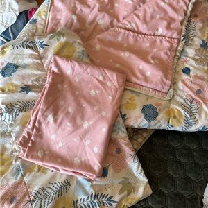 Toddler Beddy’s Pink Quilted Bedding Set with Soft Texture